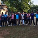 नौगांव क्लब मैदान पर संकट गहराया — खिलाड़ियों का विरोध तेज, बोले “विकास के नाम पर छीना जा रहा हमारा सपना”